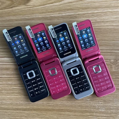 Samsung C3520 FM Radio 1.3MP 2.4 GSM MP3 Bluetooth Unlocked Original Flip Phone - Image 1 of 4