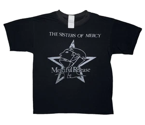 Camicia concerto vintage The Sisters of Mercy Misericordiosa uscita L 14-16 banda gotica - Foto 1 di 9