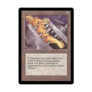 WOTC MtG Beta Black Vise (U) EX - Picture 1 of 1