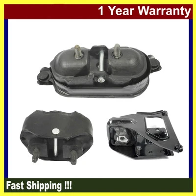 3PCS For Chevrolet Monte Carlo SS Coupe 2-Door 3.8L FWD Motor & Trans Mount - Image 1 of 4