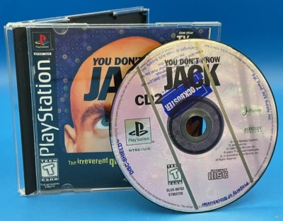 SONY Playstation One PS1 You Don't Know Jack 1999 Blockbuster Cracked Case TEST - Image 1 of 4