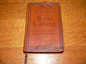 Jesus Calling, Enjoying Peace in His Presence by Sarah Young Fine Bound Book - Picture 1 of 9