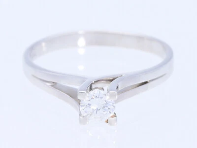 Top Preis Verlobung Ring 0,33 ct. Solitaire Brillant 585 Gold Wert: 2.800,- EUR - Bild 1 von 4