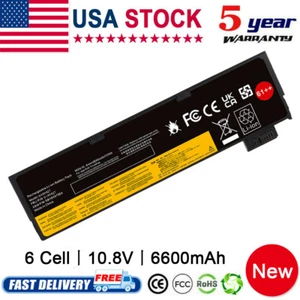 72Wh 01AV427 01AV424 Battery For Lenovo Thinkpad T470 T480 P51s P52s SB10K97579 - Picture 1 of 15