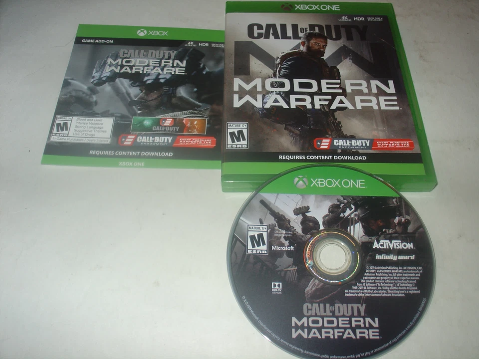 Call of Duty: Modern Warfare (Xbox One, 2019) Tested Working Fast Ship - Image 1 of 1