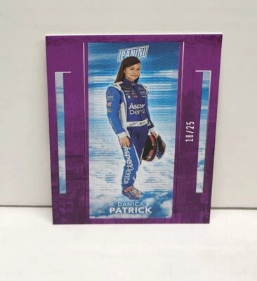 DANICA PATRICK 2023 Panini National PURPLE FOIL ~ #'d /25 - Image 1 of 2