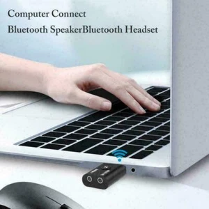 Bluetooth 5.0 Wireless Audio Transmitter Receiver USB One Three X9I2 In F2W4 - Afbeelding 1 van 4