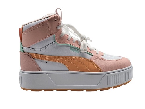 Scarpe uomo Puma Karmen Rebelle Mid 388729 07 bianco arancione casual rosa taglia 7