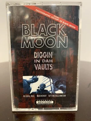 Black Moon Diggin' In Dah Vaults Cassette Nervous Records 1996 - Image 1 of 4
