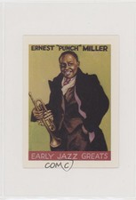 1982 Yazoo Records Early Jazz Greats by R Crumb Ernest Punch Miller #30 z6d