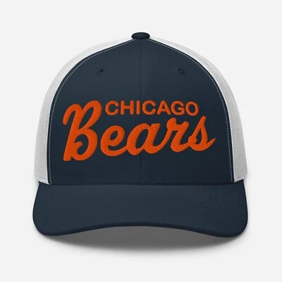 Sombrero de camionero bordado Chicago Bears, gorra vintage Griswold Chicago Bears Foto 1 de 3