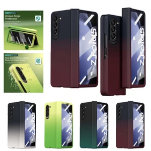 360-Grad-Schutz HandyHülle Farbverlauf Für For Samsung Galaxy Z Fold 5 4 3 - Picture 1 of 37