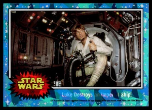 Luke zerstört ein kaiserliches Schiff 2022 Topps Saphir #120 Star Wars - Bild 1 von 2