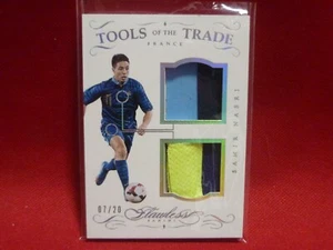 PANINI FLAWLESS 2015-16 SAMIR NASRI TOOLS OF THE TRADE DUAL SWATCH /20 FRANCE - Picture 1 of 4