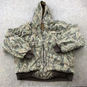 Rothco Jacket Mens Large Camouflage Jacket Smokey Branch Camo Hooded Long Sleeve - Picture 1 of 13