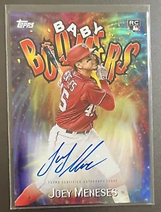 2023 Topps Joey Meneses Baby Boomers Autograph Rookie Card #98BB-JM - Picture 1 of 2