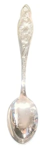 VINTAGE HIBISCUS FLOWER STERLING SILVER 925 HAWAII COLLECTABLE SPOON 12.6g - Picture 1 of 5