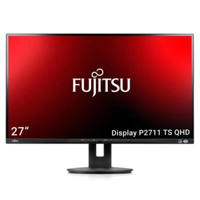 Fujitsu Display P2711 TS QHD 68,5cm 27" LED TFT Monitor 2560x1440 HDMI NEU OVP - Bild 1 von 4