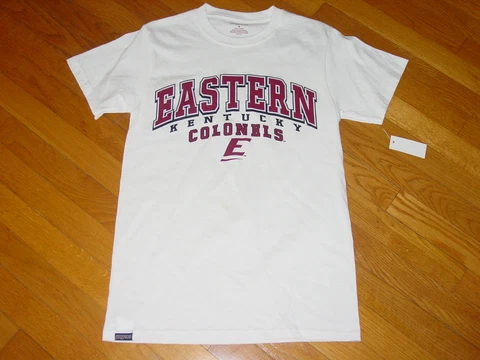 EKU Eastern Kentucky University COLONELS  Jansport T-Shirt NEW ..  SMALL  smudge Cover