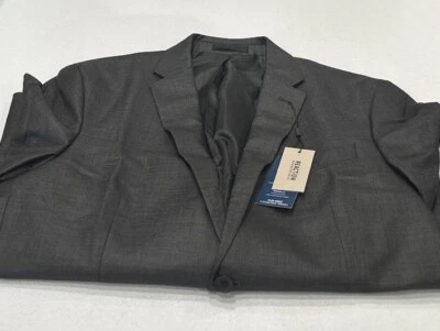 Kenneth Cole Reaction Men's Techni-Cole Suit Separate Suit Jacket, Dark Gray, 42 - Image 1 of 4
