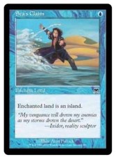Sea's Claim x4 Onslaught MtG NM pack-fresh