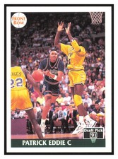 1991-92 Front Row Draft Pick Basketball Japanese Version Patrick Eddie #35