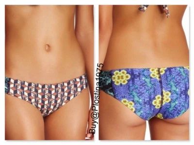 NUEVO Parte inferior de bikini Maaji azul corte firma talla grande #U115 Foto 1 de 4