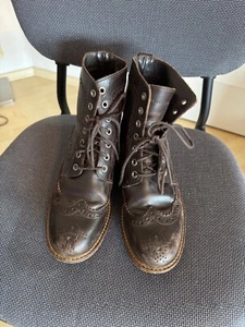 Damen Budapester Stiefeletten, Leder, braun, Marc O'Polo, Gr., 37 - Bild 1 von 3
