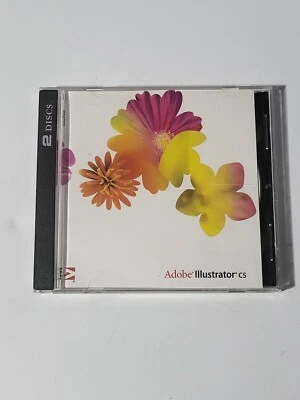Adobe Illustrator CS UPGRADE WINDOWS With Serial Number 2 Disc In Case  - Image 1 of 3