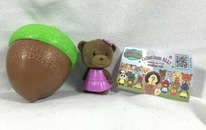 NUEVO LI'L WOODZEEZ SERIE 2 CABEZA BOBBLEEZ ULTRA RARO FRIJOL BELLA #002 BELLOTA VERDE - Imagen 1 de 9