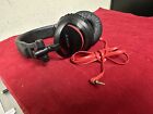Sony MDR-V55 Wired Over the Ear Foldable DJ Headphones Black & Red