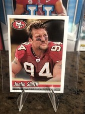 2010 Panini Sticker Football #498 Justin Smith San Francisco 49ers