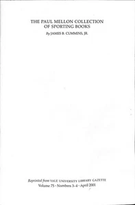 The Paul Mellon Collection of Sporting Books - Bild 1 von 4
