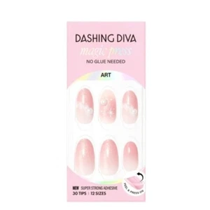 DASHING DIVA MAGIC PRESS ON NAIL KOREA NAIL TIP  Pink Ocean 30 pcs - Picture 1 of 5