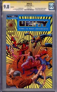 CGC VAILANT UNITY GOLD EDITION SIGNATURE SERIES BOY LAYTON #1 NM/MT 9.8 1992 - Picture 1 of 3