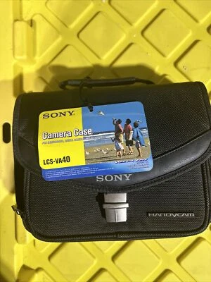 Sony Camera Case Shoulder Bag LCS-VA40 Padded Black - Image 1 of 4