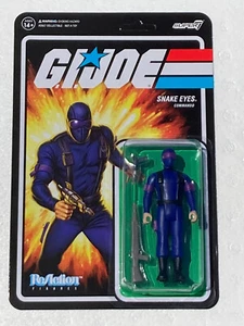 Super7 G.I. Joe Reaction Actionfigur Wave 1A SNAKE EYES UNPUNCHED TAB NM/M - Bild 1 von 2