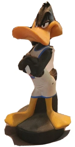 RARE DAFFY DUCK 7" Figure 1996 Looney Tunes Space Jam Tune Squad Crossed Arms Cover