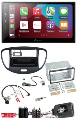 Pioneer USB Lenkrad DAB 2DIN Bluetooth Autoradio für Hyundai i10 2009-2013 schwa - Bild 1 von 4