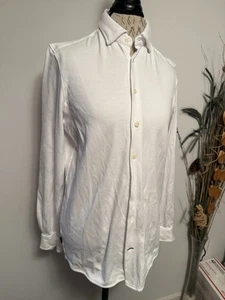 Camisa Mr Marvis Amsterdam Abotonada M Para Hombre Blanca Hecha a Mano en Portugal Logo - Imagen 1 de 7