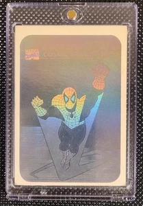 1990 Impel Marvel Universe Series I - COSMIC SPIDER-MAN - HOLOGRAM Card #MH1 - Picture 1 of 2