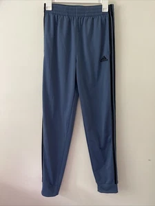 Adidas Elastic Waist Blue Joggers/Warmups Size L 14/16 - Picture 1 of 6