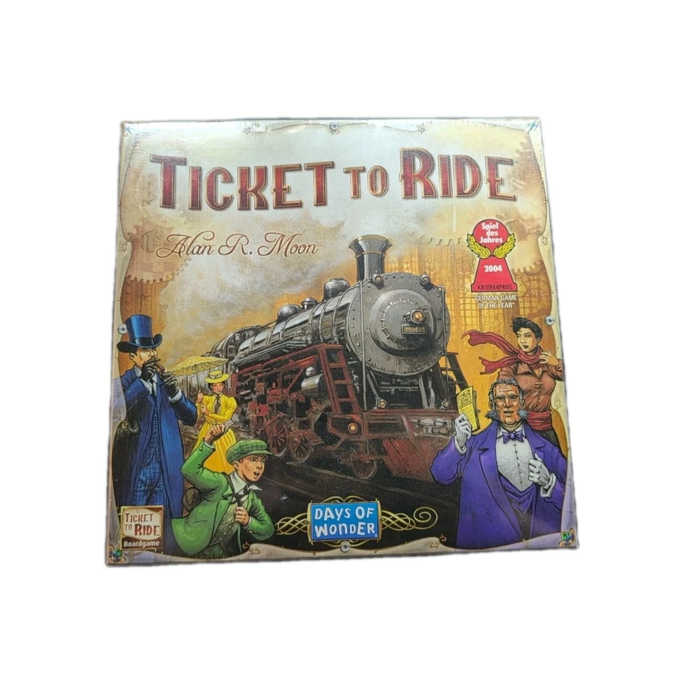 Days of Wonder Ticket To Ride: A Train Adventure Board Game by Alan R. Moon, New - Image 1 of 4