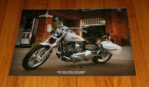 Harley Davidson Dyna Low Rider 2007 FXDL hoja de folleto de ventas - Imagen 1 de 2