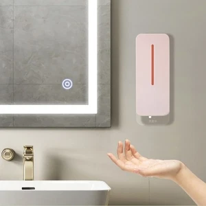Soap Dispenser Touchless Adjustable Timing 3 Adjustable Speed Wall Mounted - Picture 1 of 11