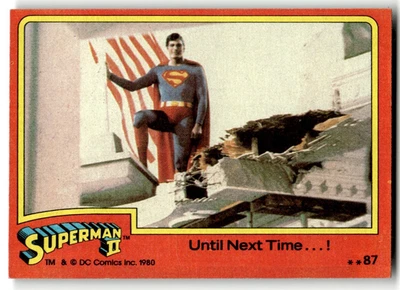 1980 Topps Superman II Card #87 Until Next Time...! - Image 1 of 4