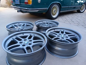 BMW E38 E34 E31 OEM MPar M Parallel 18x8 Style 37 FORGED Anthracite Grey Wheels - Picture 1 of 21