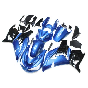 Blue Black ABS Fairing Kit for Kawasaki ZX14R 2012 - 2021 ZZ-R1400 Body Kit - Picture 1 of 10