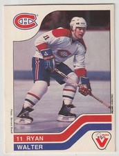 1983-84 Vachon Ryan Walter Card #58 Montreal Canadiens