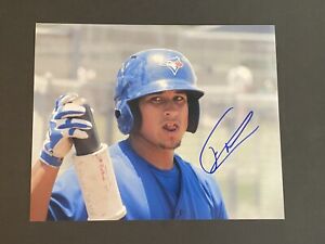 Franklin Barreto Signed 8x10 Photo Auto Toronto Blue Jays Autograph Baseball COA